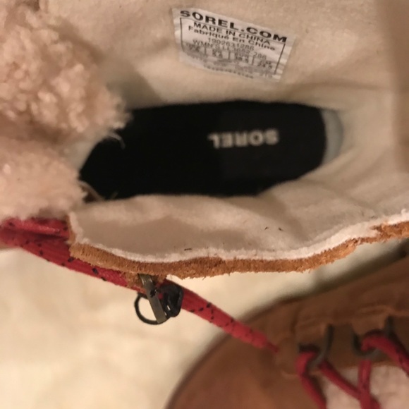 Sorel Phoenix Waterproof Suede Shearling boot - Picture 8 of 12